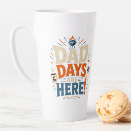 DAGEN VOOR DE PAPA ZIJN AANGEBROKEN LATTE MOK