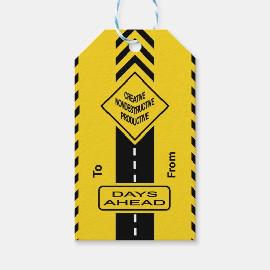 Dagen voor ons cadeaulabel (Voorkant)