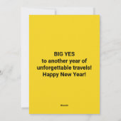 Dagen voor ons feestdagenkaart (Achterkant)