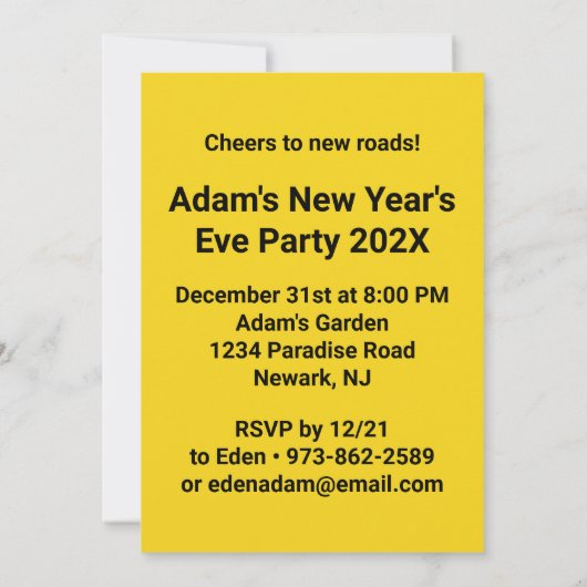 Dagen voor ons kaart (Achterkant)