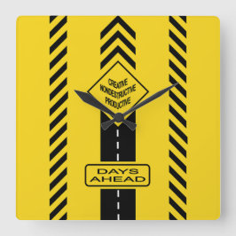 Dagen voor ons vierkante klok