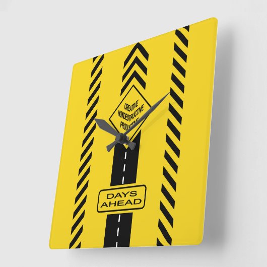 Dagen voor ons vierkante klok (Hoek)