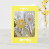 DAGEN VOOR UW SPECIALE DAG KAART (Gele Bloem)