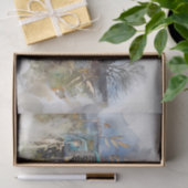 Dagen voorbij,  pick-up truck, Blauwgroen Tissuepapier (Geschenk)