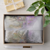 Dagen voorbij, rustieke  rode pick-up tissuepapier (Geschenk)