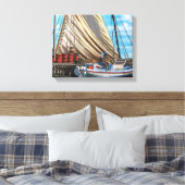 Dagen weg canvas afdruk (Insitu (Slaapkamer))