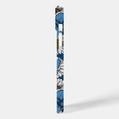 Dagen, witte wilde bloemen en blauwe vlinders Case-Mate iPhone case (Achterkant / Links)