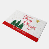 Dagen zijn mooi, vette, vette, gouden sterren deurmat (Schuin)