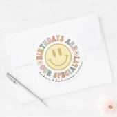 Dagen zijn onze specialiteit, L- en D-verpleeggeld Ronde Sticker (Envelop)