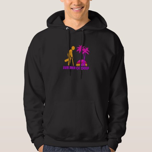 Dagen zomer van Derp Hoodie (Voorkant)
