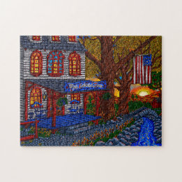 Dageraad bij Ye Olde Colonial Inn Legpuzzel