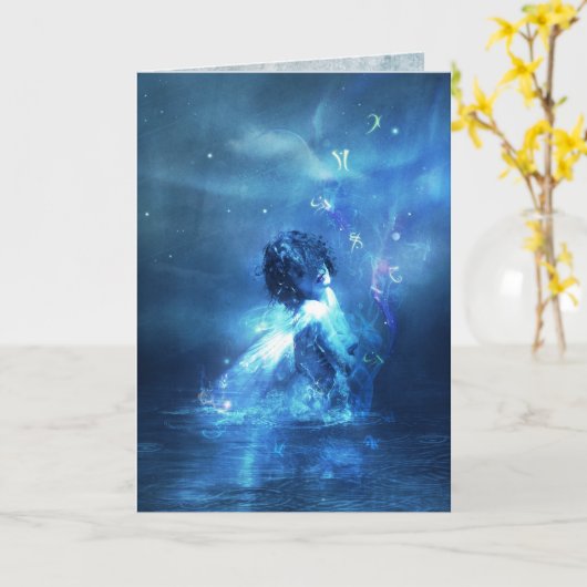 Dageraad Borealis Kaart (Gele Bloem)