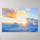 Dageraad boven de wereld poster (Voorkant)