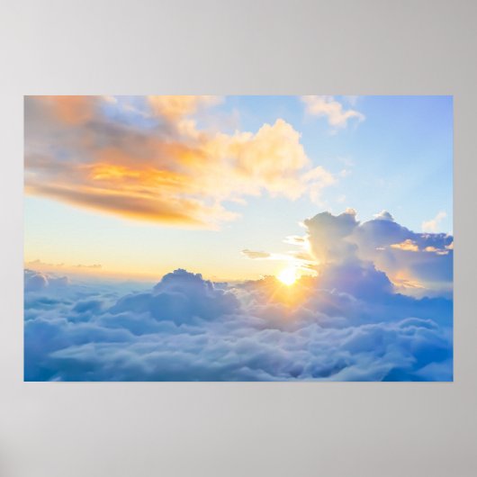 Dageraad boven de wereld poster (Voorkant)