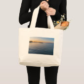 Dageraad breekt in Chapala Mexico Grote Tote Bag (Voorkant (product))
