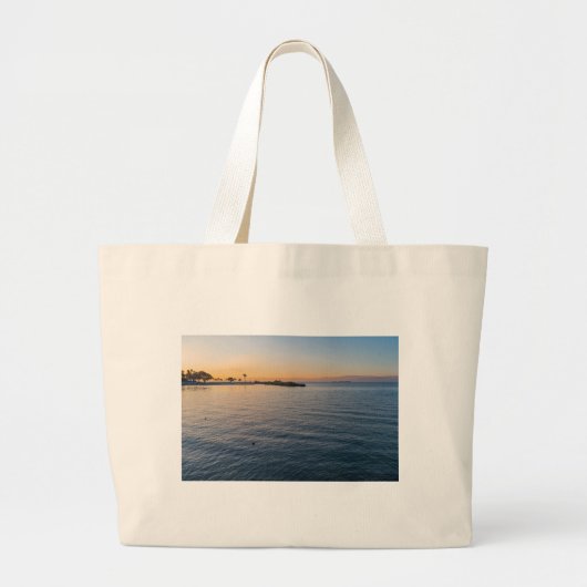 Dageraad breekt in Chapala Mexico Grote Tote Bag (Voorkant)