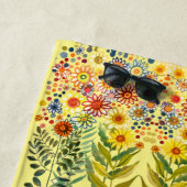 dageraad en zonnebloemen strandlaken (In situ)