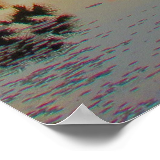 Dageraad in Angkor Wat Poster (Hoek)