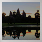 Dageraad in Angkor Wat Poster (Voorkant)