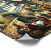 Dageraad in de Seaside Village Poster (Hoek)