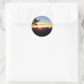 Dageraad in Grand Canyon Ronde Sticker (Tas)