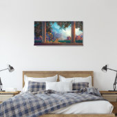 Dageraad | Maxfield Parrish | Canvas Afdruk (Insitu (Slaapkamer))