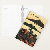 Dageraad op Isawa  Japans Woodblock Planner (Display)