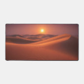 Dageraad Panorama van Zandduinen met Ripples Bureaumat (Voorkant)