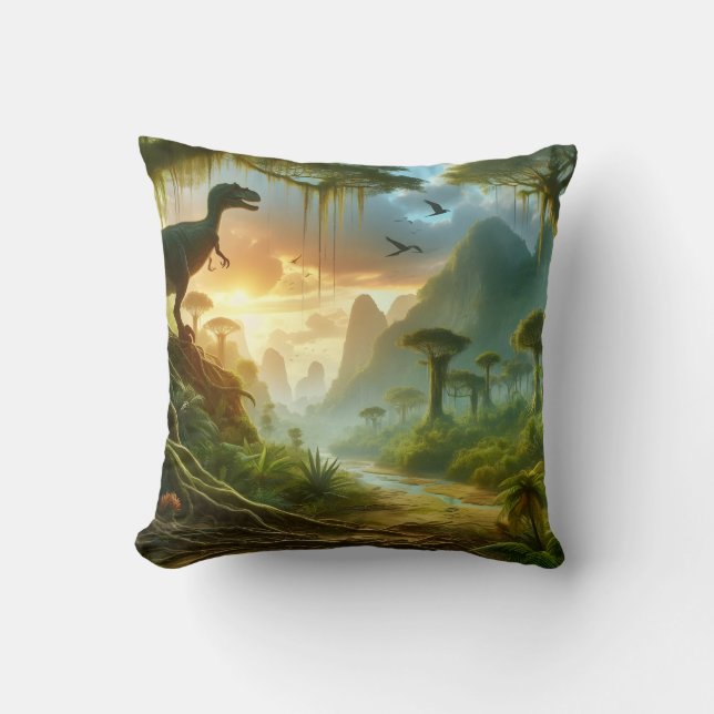 Dageraad van de dinosauriërs: een paradijs uit het kussen (Voorkant)