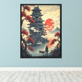 Dageraad van de Samurai Canvas Afdruk (Insitu (Houten vloer))