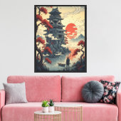 Dageraad van de Samurai Canvas Afdruk (Insitu (Woonkamer))