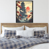 Dageraad van de Samurai Canvas Afdruk (Insitu (Slaapkamer))