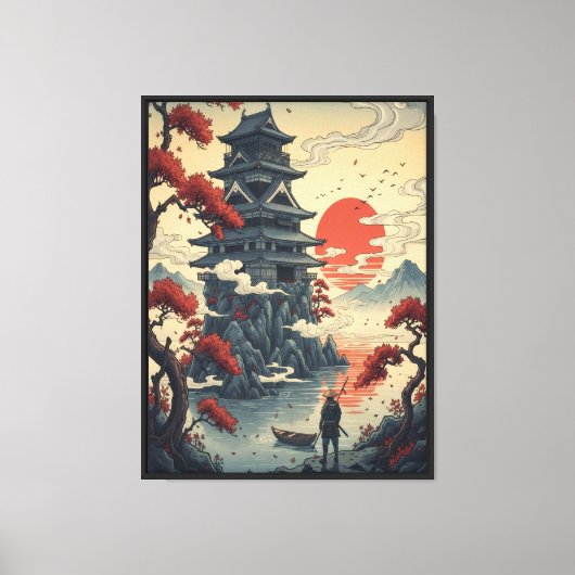 Dageraad van de Samurai Canvas Afdruk (Voorkant)