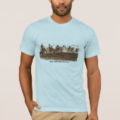 "dageraad van de vaste trekkers" t-shirt (Voorkant)