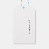 Dageraad van de Vrijheid, op maat gemaakt Cadeaulabel (Achterkant)