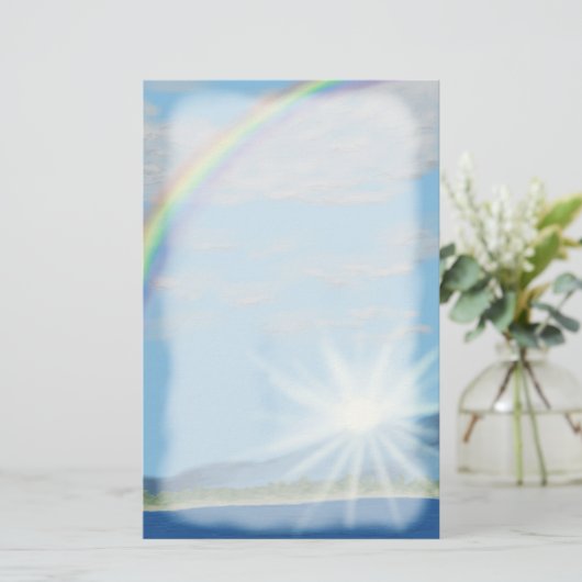 Dageraad van een nieuwe belofte, Rainbow Briefpapier (Staand voorkant)