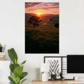 Dageraad van Stilte Poster (Thuiskantoor)