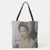 Dageraad voor barok gepersonaliseerd monogram tote bag (Achterkant)