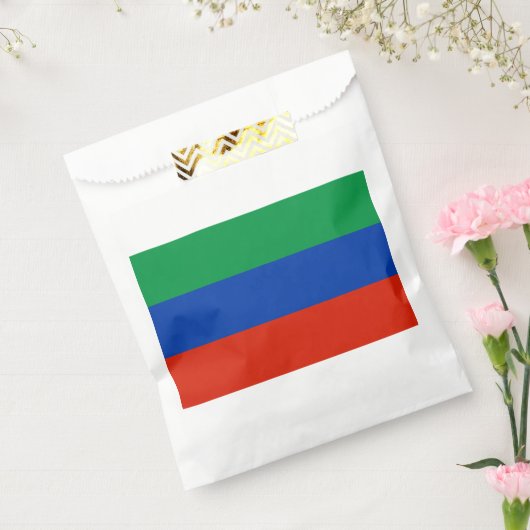 Dagestaanse vlag bedankzakje (Gezegeld)