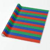 Dagestaanse vlag cadeaupapier (Uitgerold)