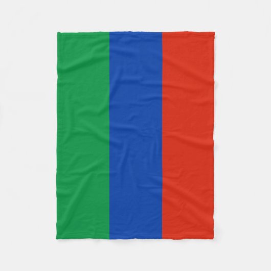 Dagestaanse vlag fleece deken (Voorkant)