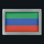 Dagestaanse vlag gesp<br><div class="desc">Patriottische vlag van Dagestan.</div>