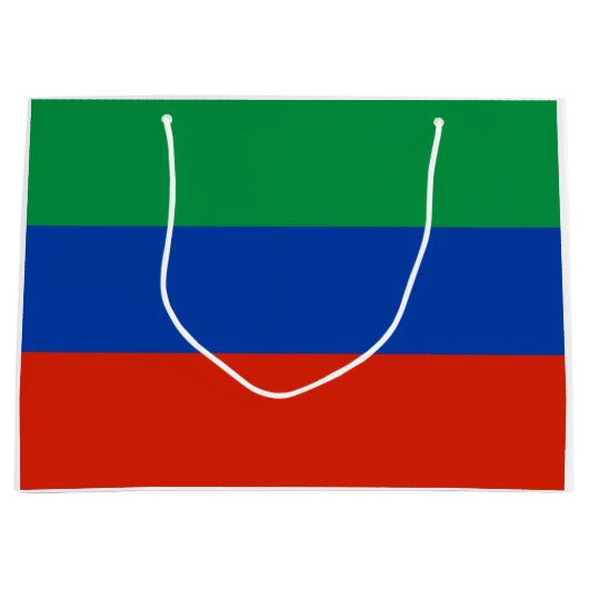 Dagestaanse vlag groot cadeauzakje (Voorkant)