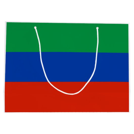 Dagestaanse vlag groot cadeauzakje (Achterkant)
