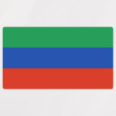 Dagestaanse vlag labels (Design 1)