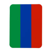 Dagestaanse vlag magneet (Verticaal)