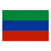 Dagestaanse vlag perfect poster (Voorkant)