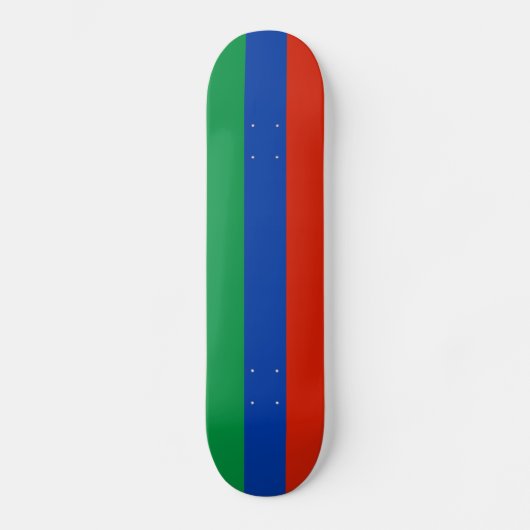 Dagestaanse vlag persoonlijk skateboard (Voorkant)
