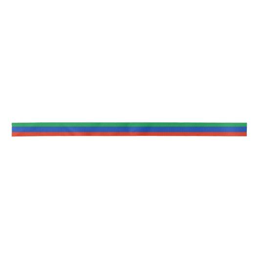 Dagestaanse vlag satijnen lint (Voorkant)