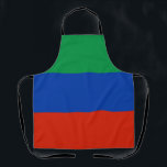 Dagestaanse vlag schort<br><div class="desc">Patriottische vlag van Dagestan.</div>